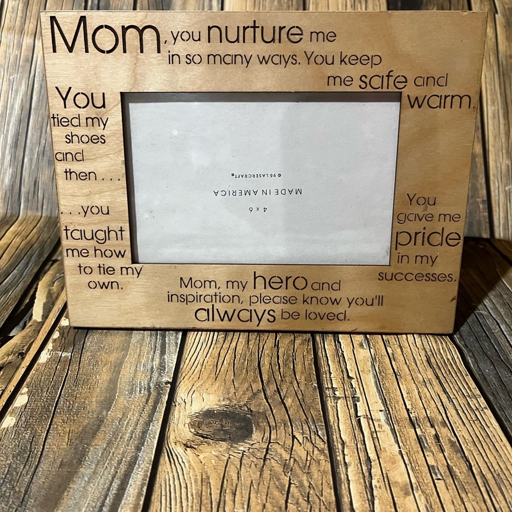 Brown Inspirational Picture Frame‎
